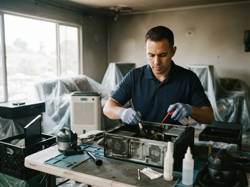 Electronics Decontamination and Corrosion Mitigation in los angeles, CA